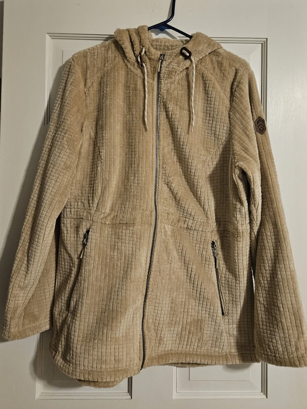 Free Country Grid Butter Pile Anorak Jacket